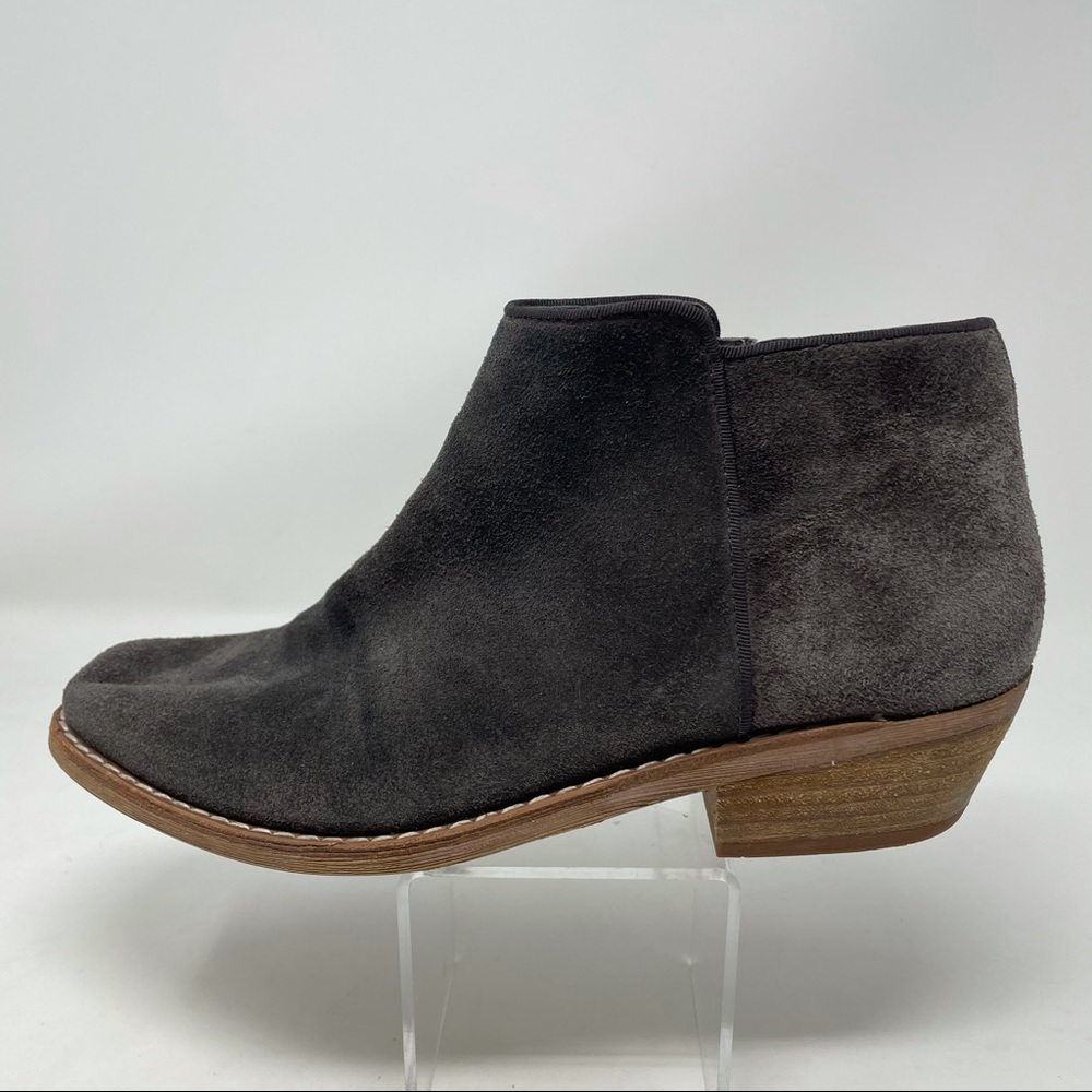 Sam Edelman Mercer Suede Ankle Gray Booties Sz. 8 M